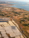 Vue aérienne des Salines de Villeneuve-lès-Maguelone