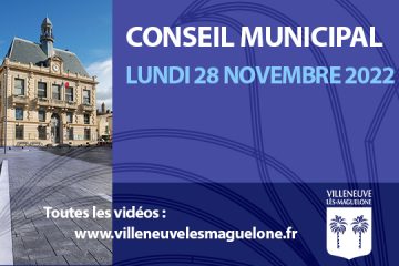 Conseil municipal du 28 novembre 2022