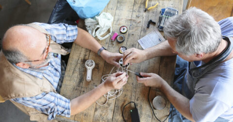un atelier repair café