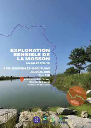 invitation pour une exploration sensible de la rivière Mosson