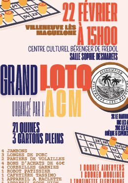 Grand loto de l'Acm