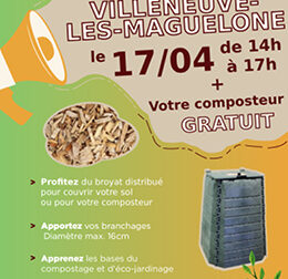 Opération Broyage en déchetterie de Villeneuve-lès-Maguelone